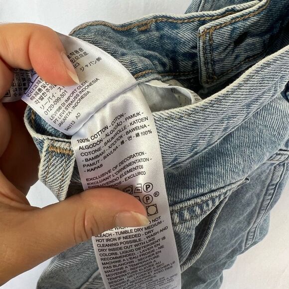 Levi’s High Waisted Straight Jeans size 24 - Picture 6 of 8